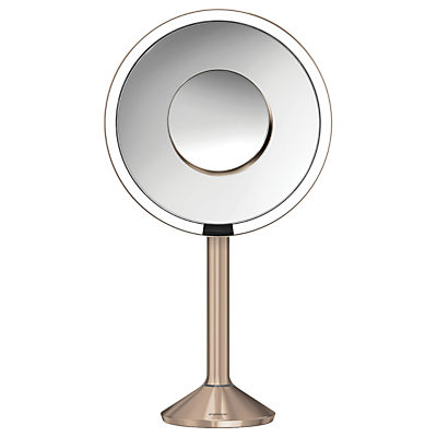 simplehuman Sensor Pro Bathroom Mirror, Rose Gold Rose Gold